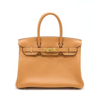 Hermes Birkin 30 Novillo 1H Toffee GHW Stamp D