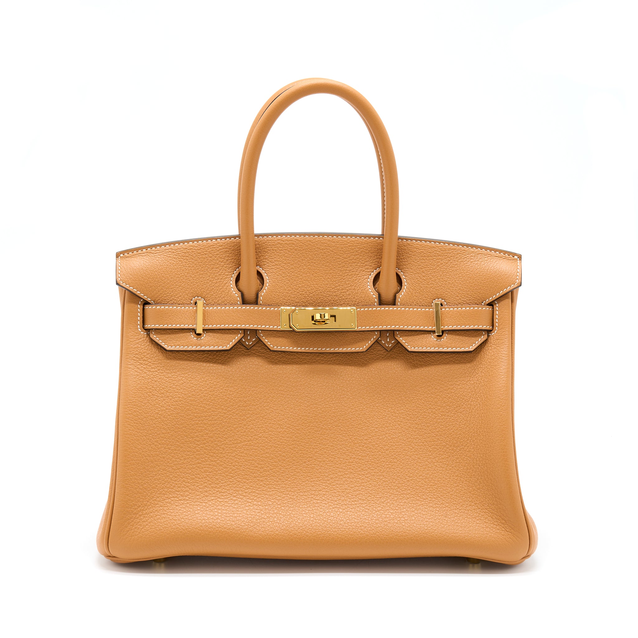 Hermes Birkin 30 Novillo 1H Toffee GHW Stamp D