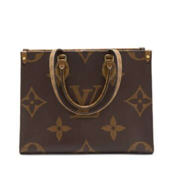 Louis Vuitton On The Go MM Monogram Reverse Canvas GHW