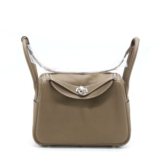 Hermes Lindy 26 Clemence Etoupe SHW Stamp Z