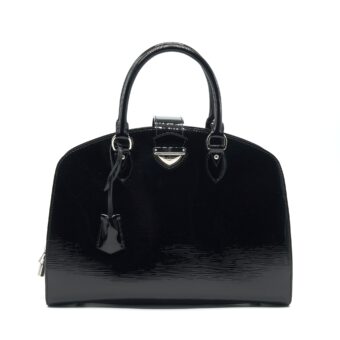 Louis Vuitton EPI Tote Bag Patent Leather Black SHW