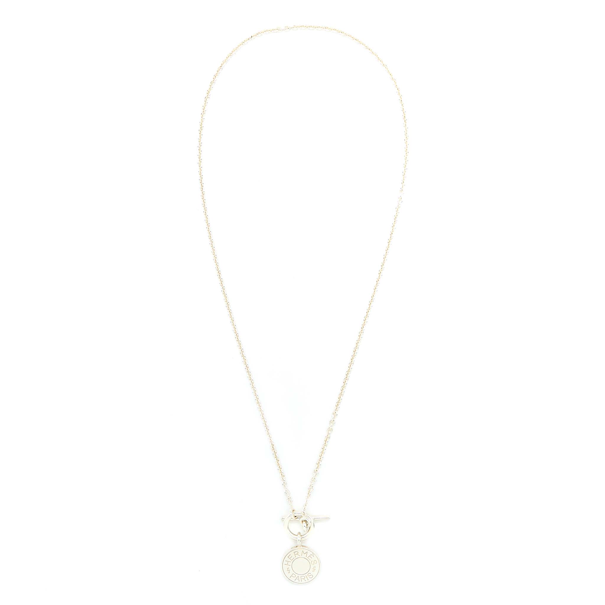 Hermes Amulettes H Confettis Necklace Sterling Silver - Image 2