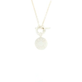 Hermes Amulettes H Confettis Necklace Sterling Silver