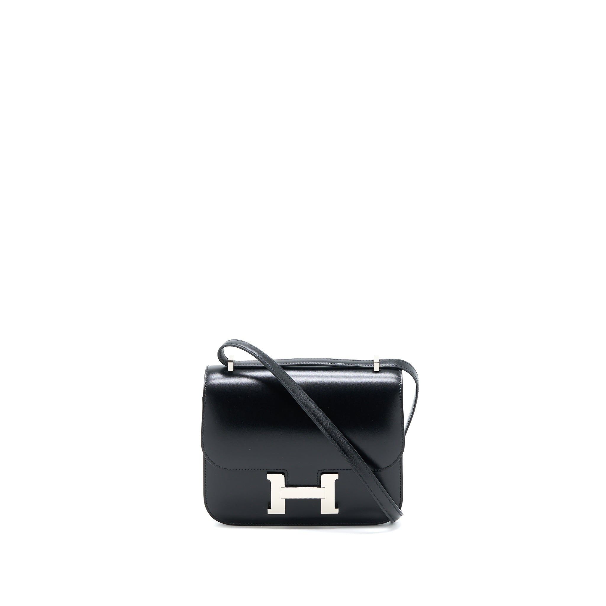 Hermes Mini Constance Box Black SHW Stamp Z