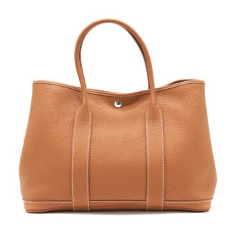 Hermes Garden Party 36 Negonda Gold SHW Stamp X