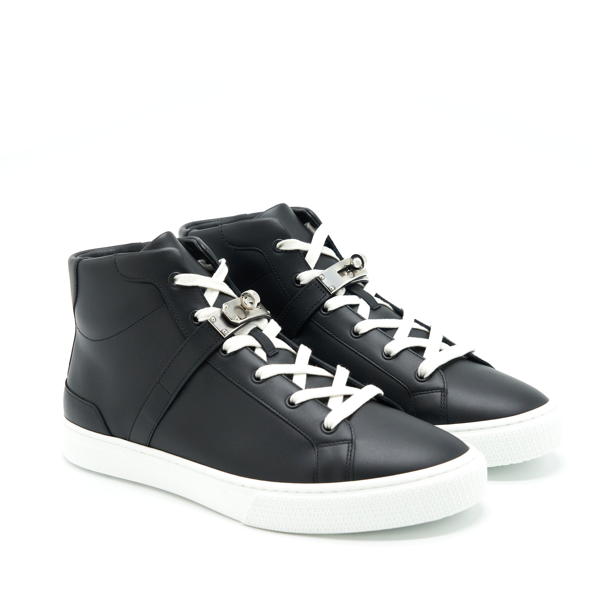 Hermes Size 42 Men’s Daydream Sneaker Black SHW