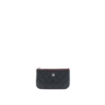 Chanel Mini Pouch Caviar Black SHW
