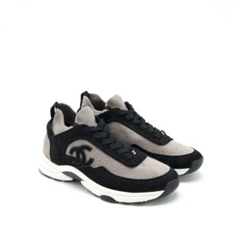 Chanel Size 37 Women’s Sneakers Grey/ Black
