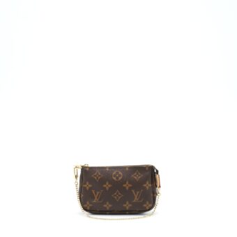 Louis Vuitton Mini Pochette Monogram Canvas Year 2020