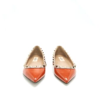 Valentino Size36 Garavani Rockstud Ballerina Shoes