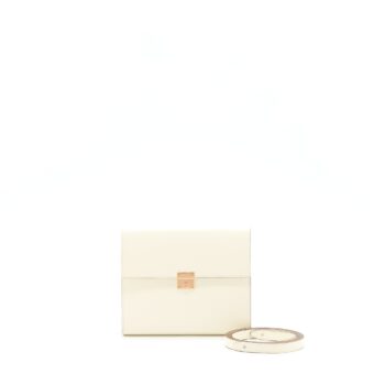 Hermes Clic 16 Wallet Epsom Nata RGHW Stamp U