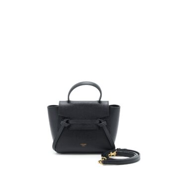 Celine Pico Belt Bag Calfskin Black GHW