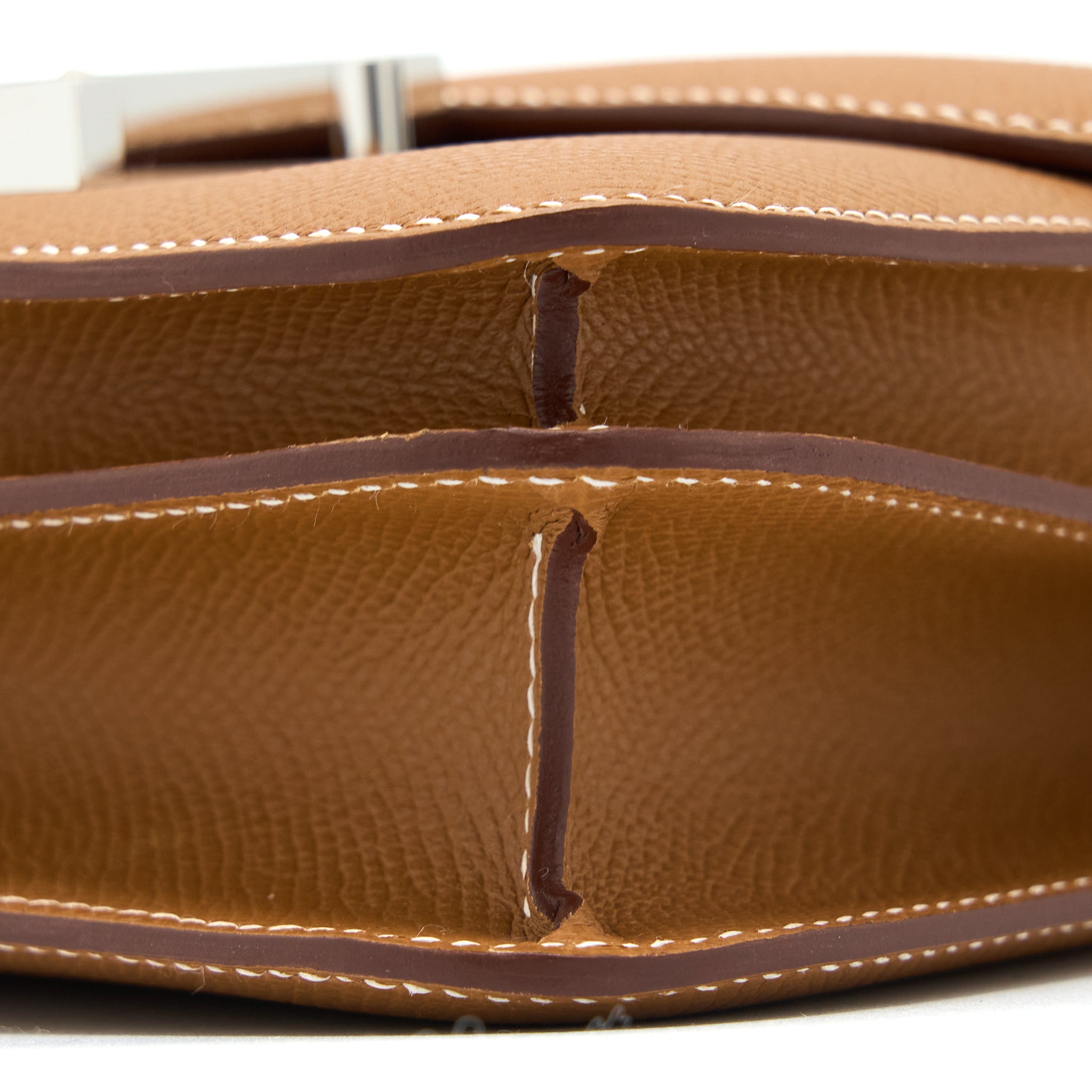 Hermes Constance Mini Epsom Gold SHW Stamp U (New Version) - Image 7
