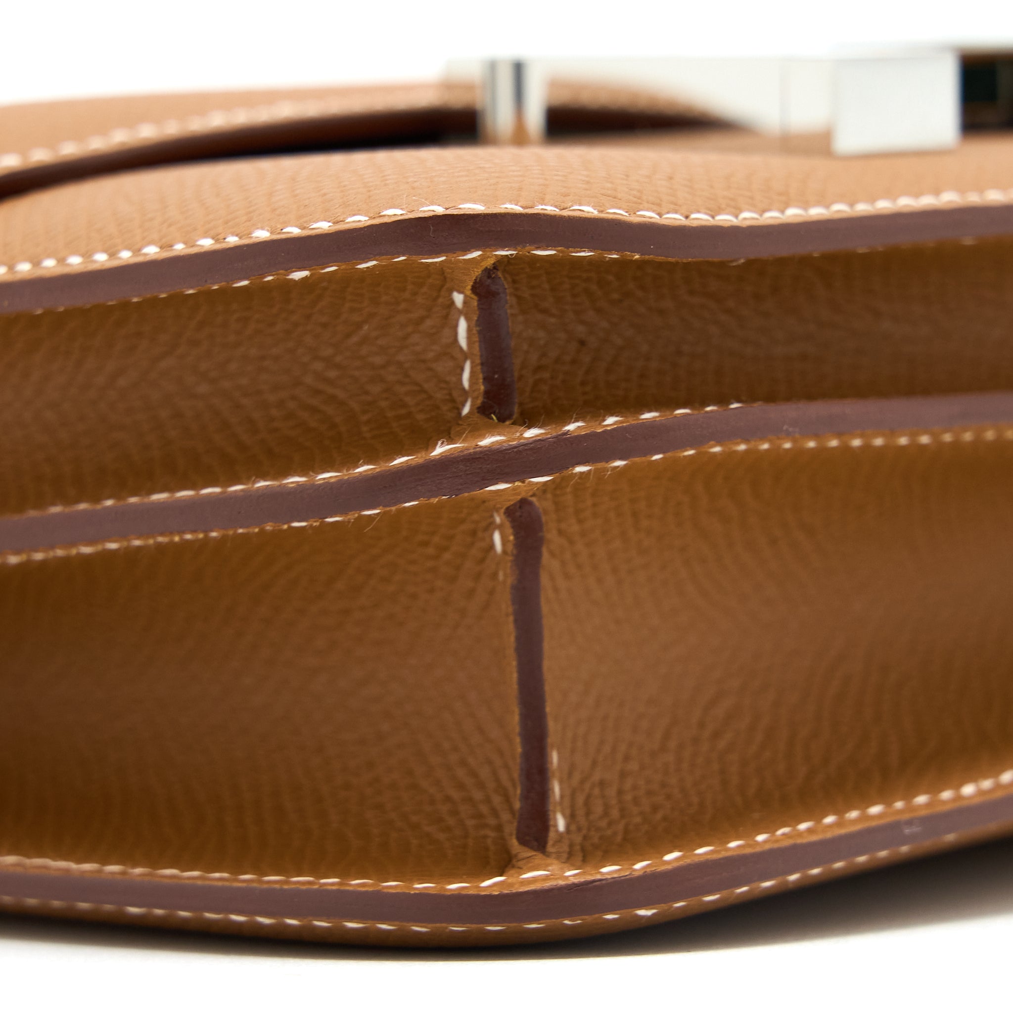 Hermes Constance Mini Epsom Gold SHW Stamp U (New Version) - Image 8
