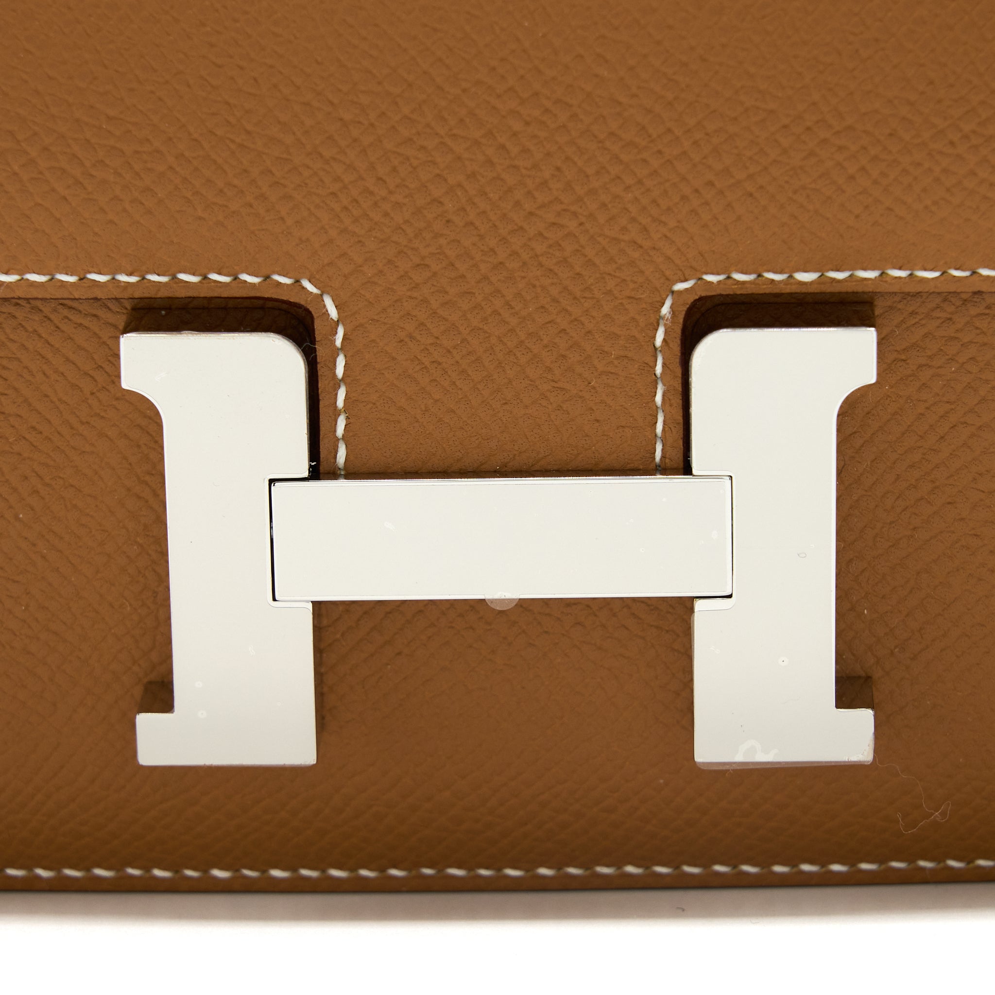 Hermes Constance Mini Epsom Gold SHW Stamp U (New Version) - Image 6