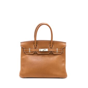 Hermes Birkin 30 Barenia Faubourg Fauve SHW Stamp A
