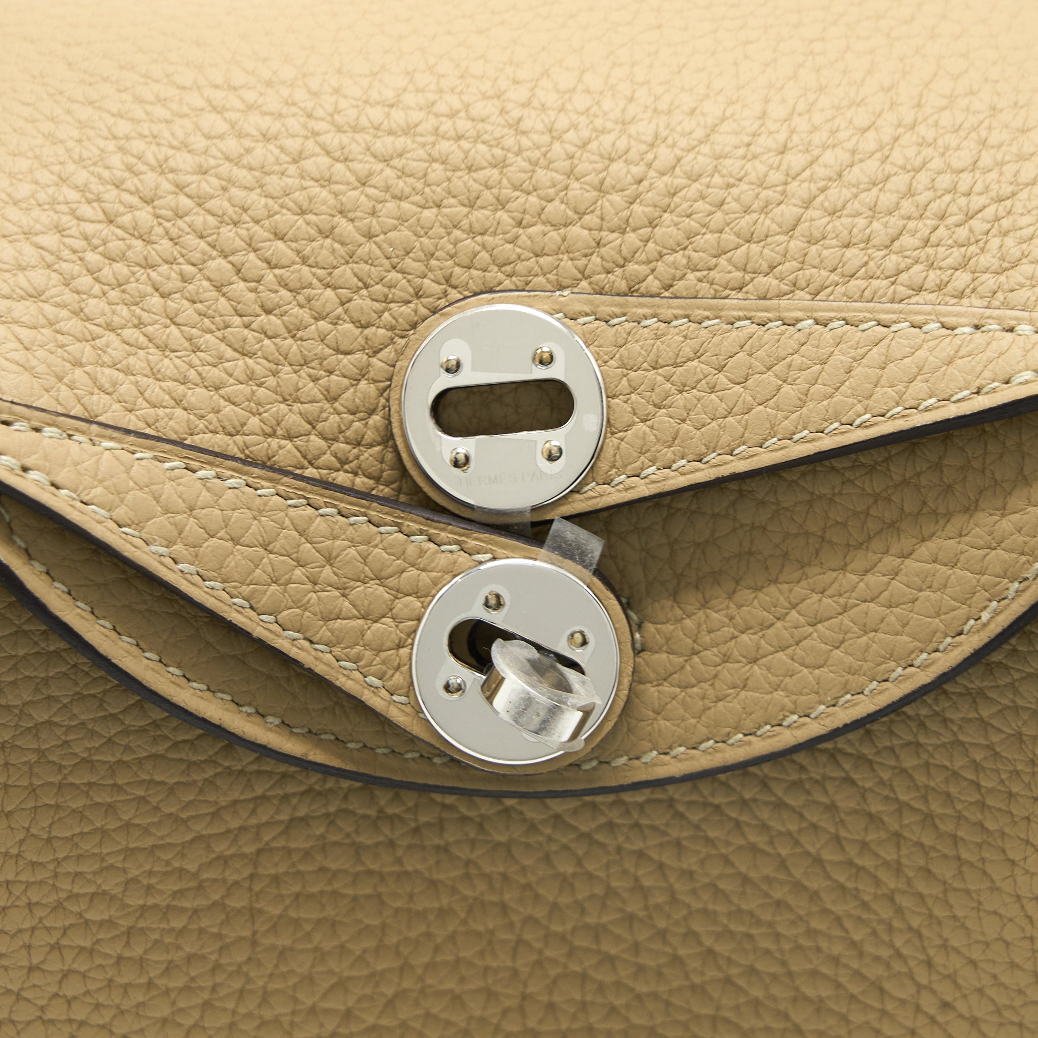Hermes Mini Lindy Clemence Trench SHW Stamp U - Image 7
