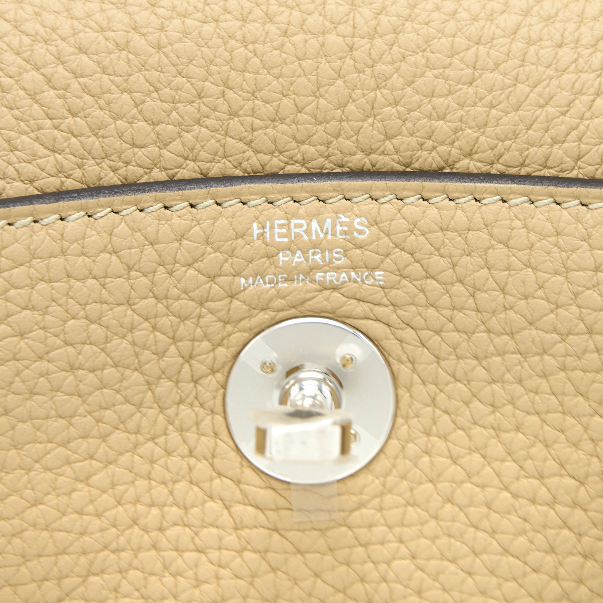 Hermes Mini Lindy Clemence Trench SHW Stamp U - Image 10