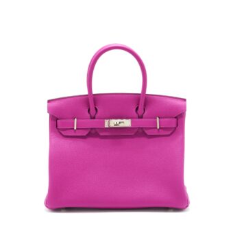 Hermes Birkin 30 Togo L3 Rose Purple SHW Stamp A