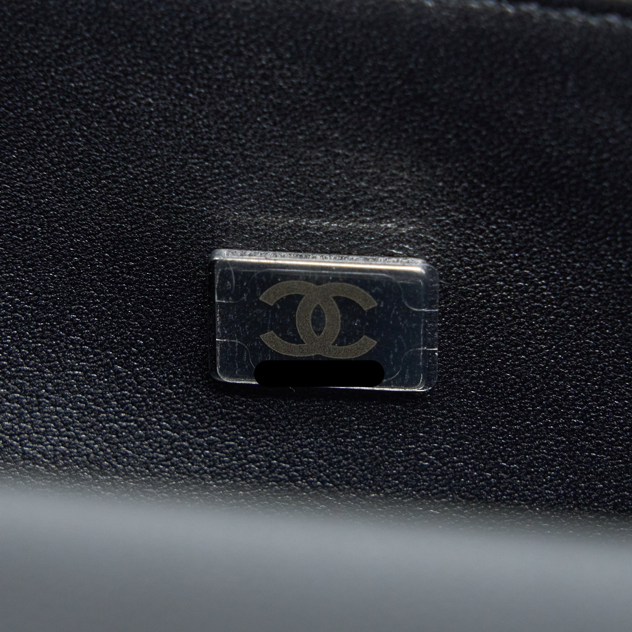 Chanel Small Boy Bag Caviar Black Ruthenium SHW (Microchip) - Image 14