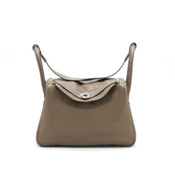 Hermes Lindy30 Etoupe SHW stamp T