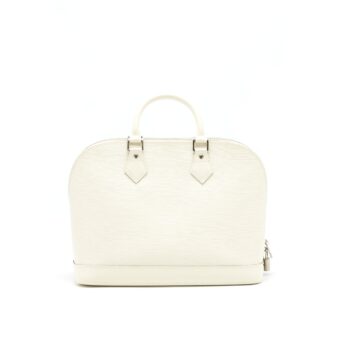 Louis Vuitton Alma MM epi leather white SHW