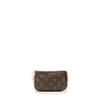 Louis Vuitton Mini Pochette Monogram Canvas GHW