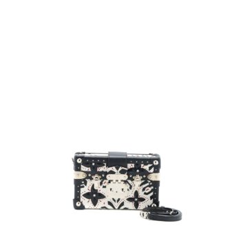Louis Vuitton Petit Mallet Limited Edition Black / White SHW