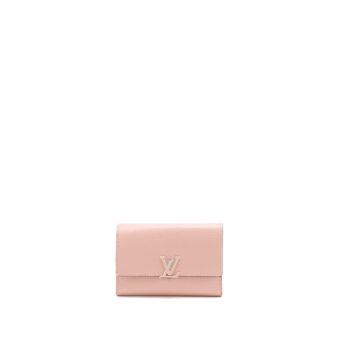 Louis Vuitton capucines Compact Wallet Taurillon Magnolia SHW