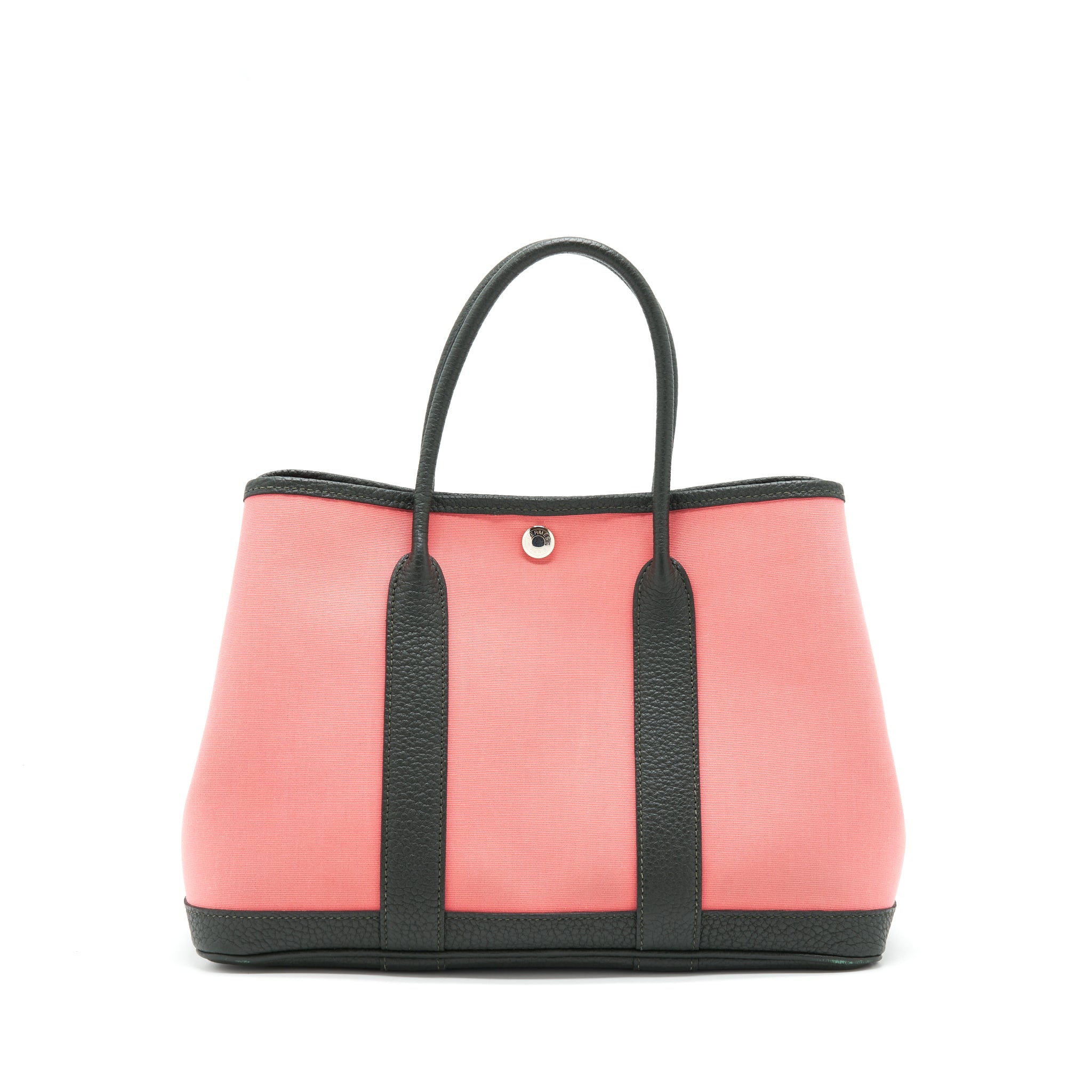 Hermes Garden Party 30 Azalea pink/ dark green stamp A