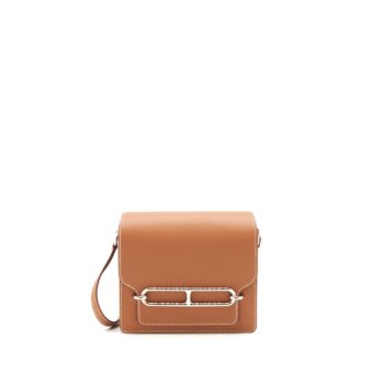 Hermes mini Roulis Evercolor Gold SHW Stamp Z