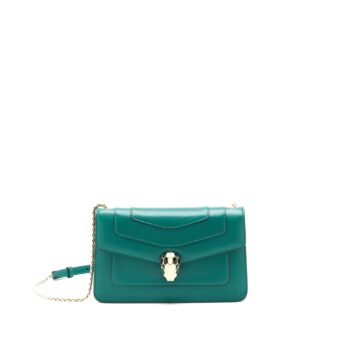 Bvlgari Sling Crossbody Bag Green