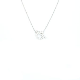 Hermes Finesse Necklace White Gold With Diamonds