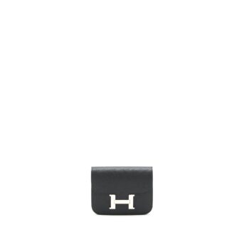 Hermes constance Slim epsom black SHW Stamp Z