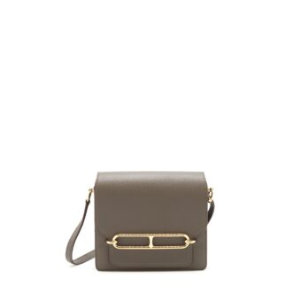 Hermes mini Roulis Evercolor Gris Etain GHW stamp X
