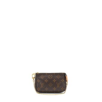 Louis Vuitton Mini Pochette Accessories Monogram Canvas GHW