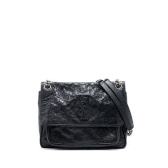 Saint Laurent/YSL Medium Niki Bag Calfskin Black SHW