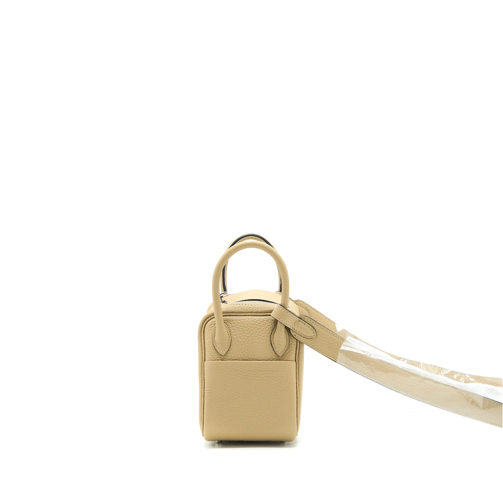 Hermes Mini Lindy Clemence Trench SHW Stamp U - Image 3
