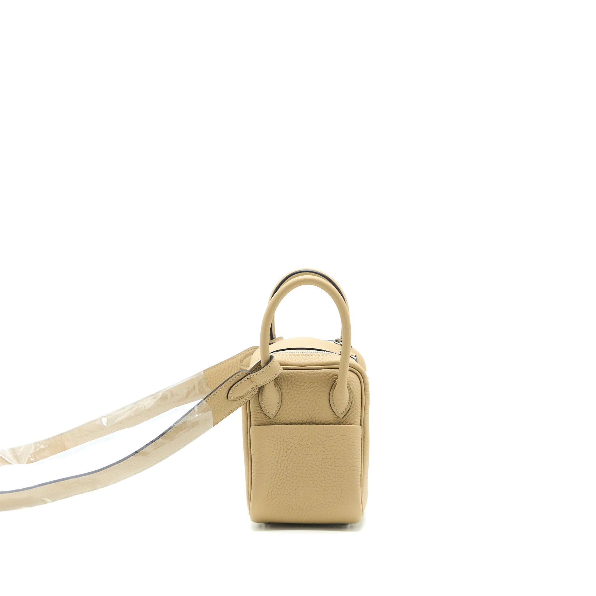 Hermes Mini Lindy Clemence Trench SHW Stamp U - Image 4
