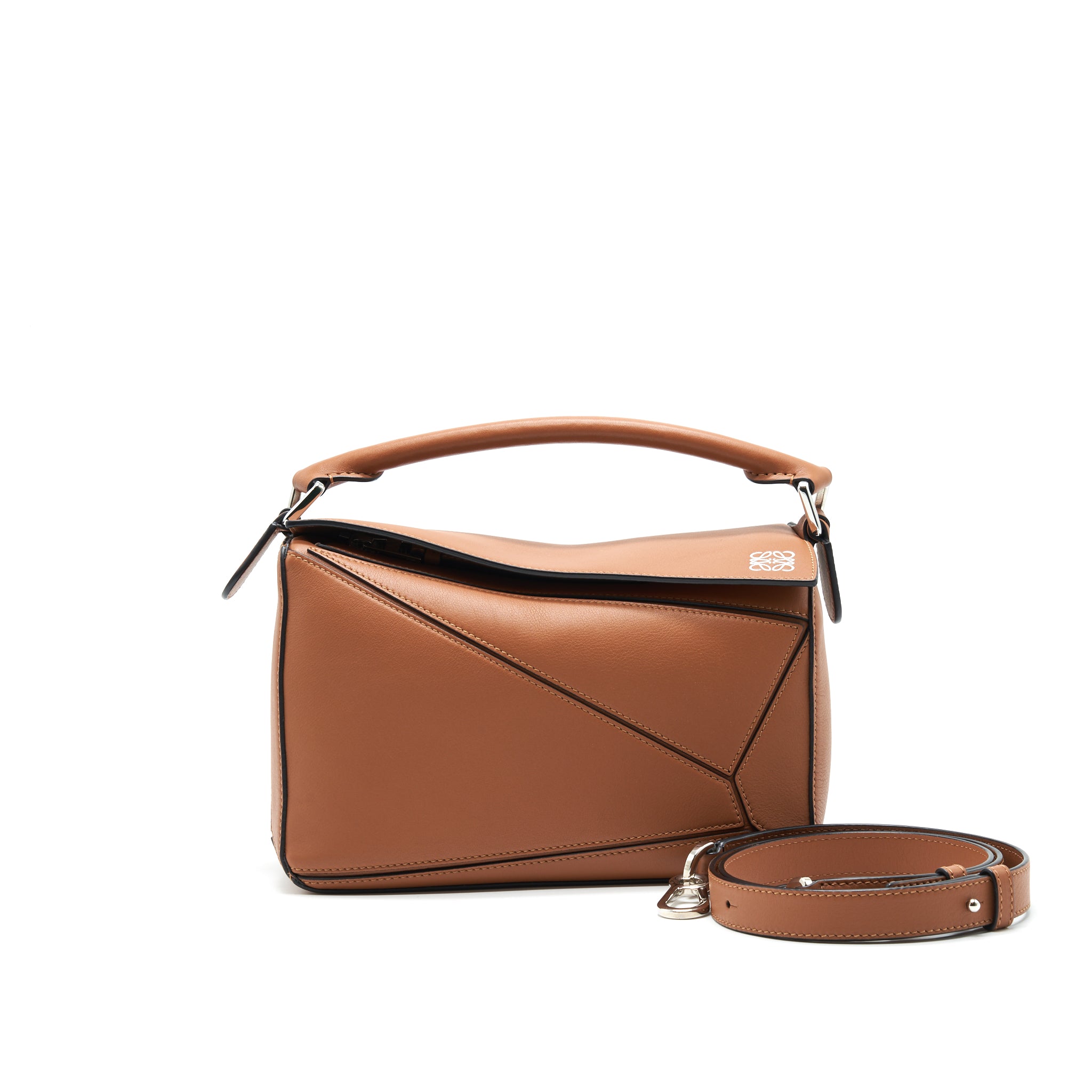 LOEWE PUZZLE SMALL BAG IN TAN