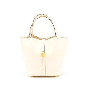 Hermes picotin 22 Lock bag Nata GHW stamp Z