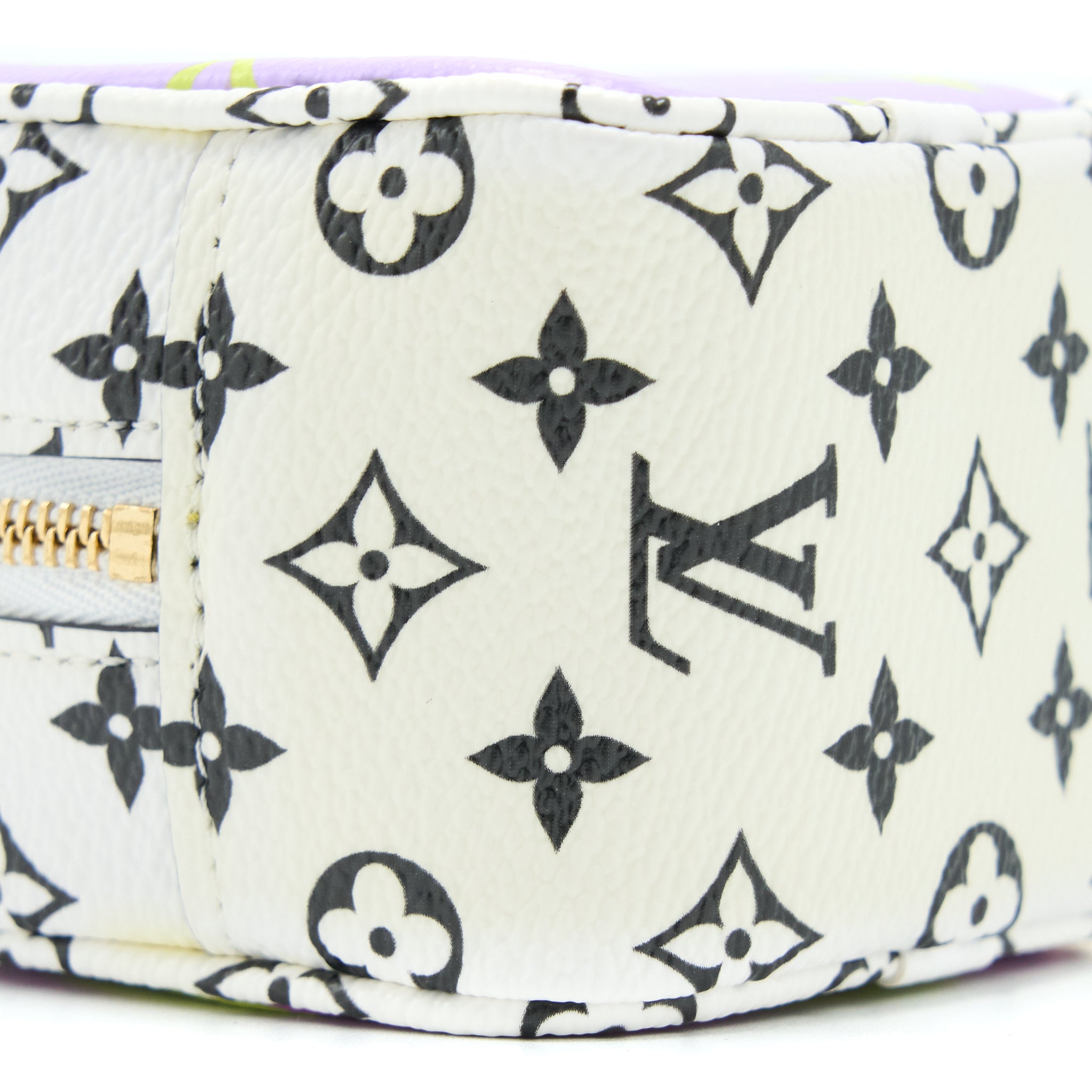Louis Vuitton Key Chain Cube Coin Purse Monogram Canvas Multicolour GHW - Image 9