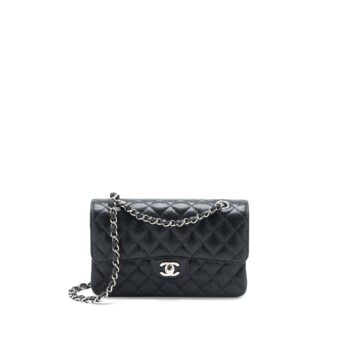 Chanel Small Classic Flap Bag Caviar Black SHW