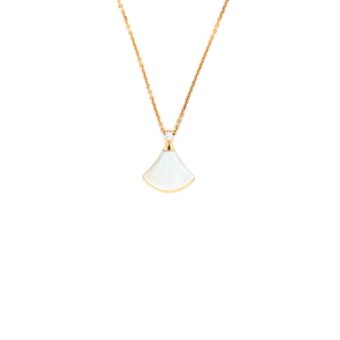 Bvlgari Diva`s Dream Necklace Mother of Pearl with Diamond Rose Gold
