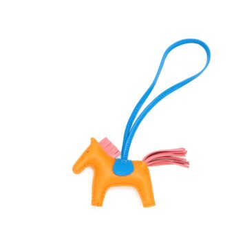 Hermes Rodeo PM Orange/ Blue/Pink Stamp A