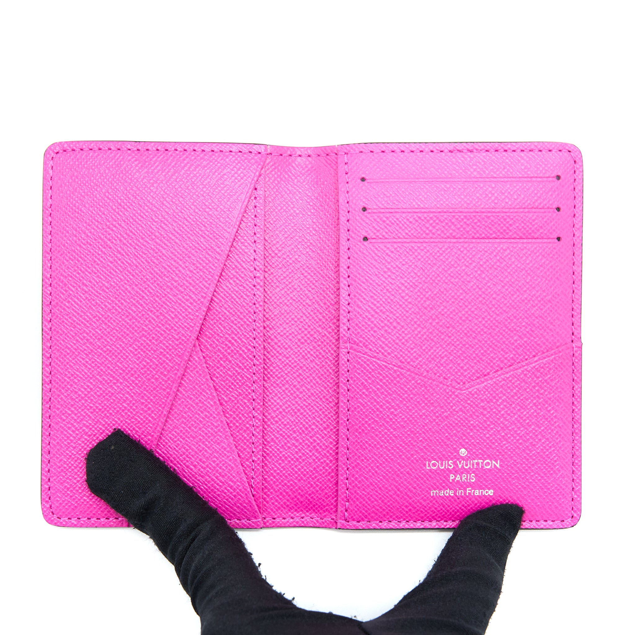Louis Vuitton Pocket Organiser Monogram Coated Canvas Pink - Image 7