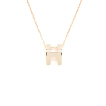 Hermes Pop H pendant Marron Glace RGHW