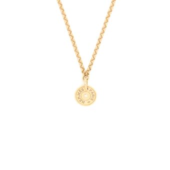 Hermes Gambade Pendant Rose Gold with Dimond