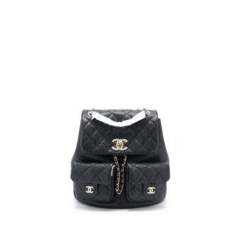 Chanel 23P Triple Pack Backpack Caviar Black LGHW (Microchip)