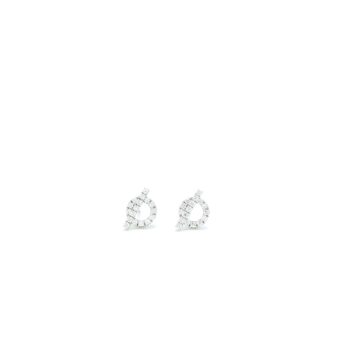 Hermes Finesse Earrings White Gold Diamonds